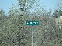 USA - Alanreed TX - Town Sign (20 Apr 2009)
